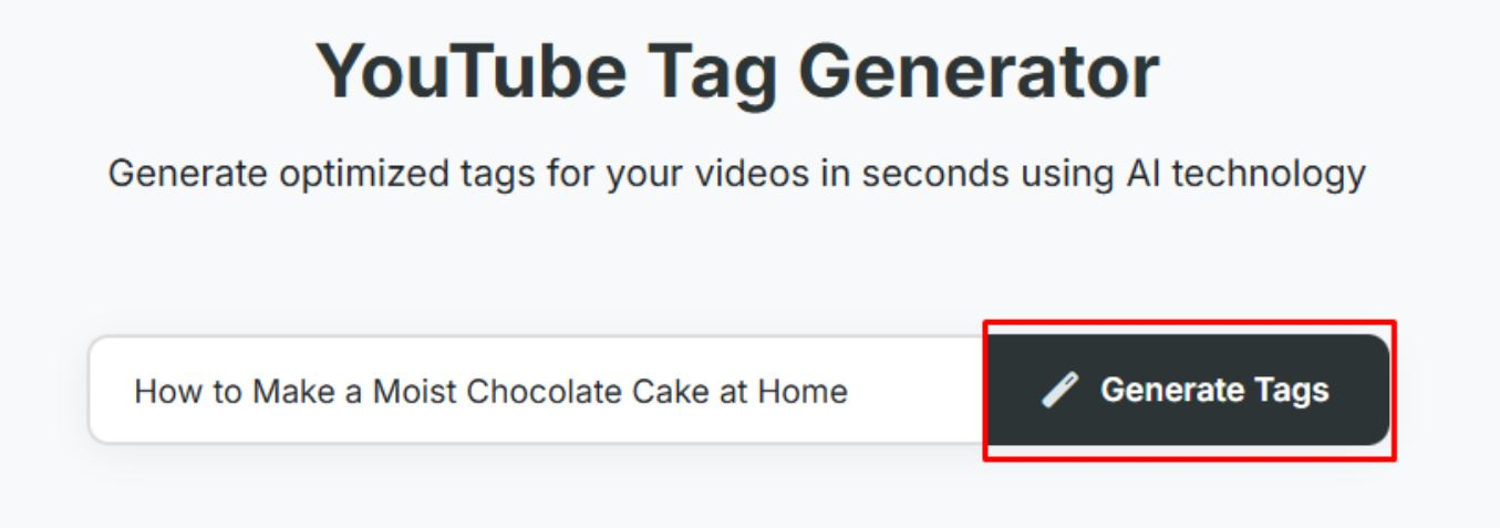 How To Generate Youtube Tags Using Our Free Youtube Tag Generator